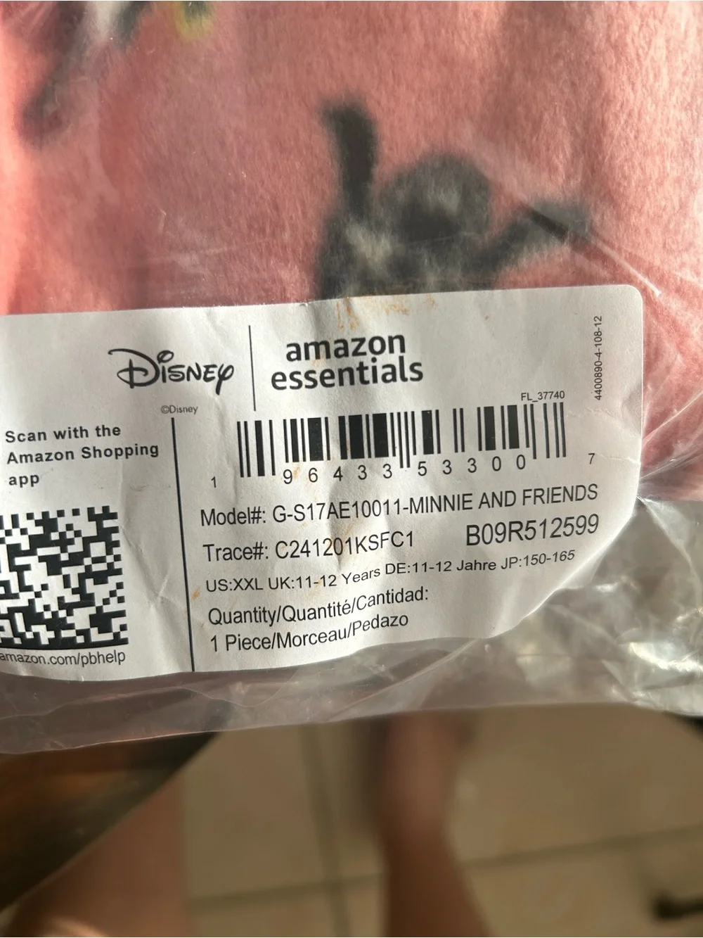 Amazon Essentials x Disney Girls Polar Fleece Full-Zip Mock Neck Jacket